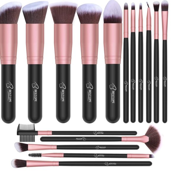 Makeup Brushes 16 PCs Makeup Brush Set Premium NEW - Picture 1 of 2